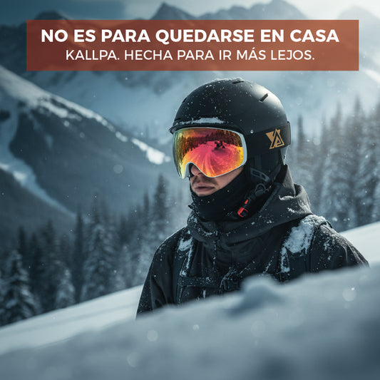 Kit Nieve: Casco Invictus + Antiparras KALLPA + Funda