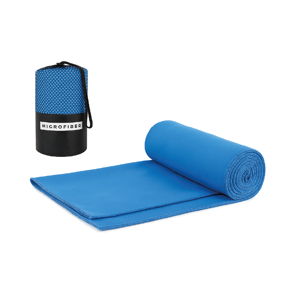 Toalla Deportiva Microfibra 48x80cm - Secado Rápido Ultra Compacta - Viajes, Gym y Deportes - 80 g