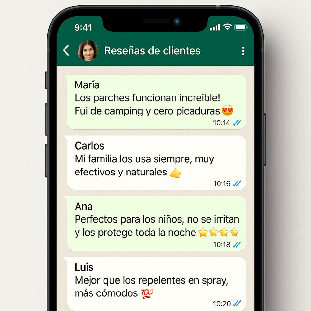 Parches Repelentes Citronela 24U - Protección Natural Bajo EN DEET Contra Mosquitos