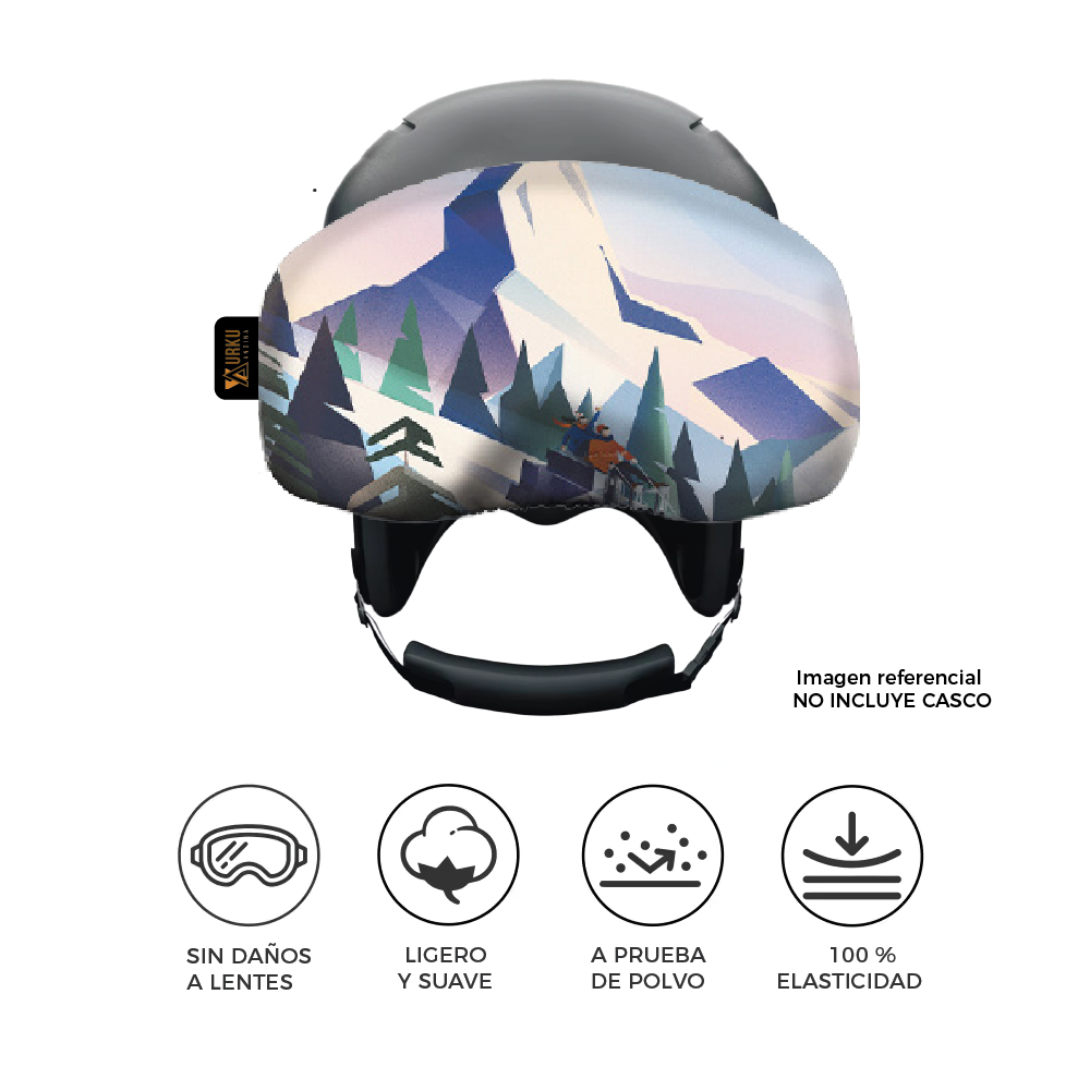 Funda Antiparras Microfibra | Ski, Snowboard Bicicleta Skier