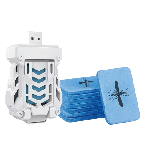 Repelente USB Portátil con 15 Repuestos – Anti mosquitos 15 m² | Camping, Casa o Auto