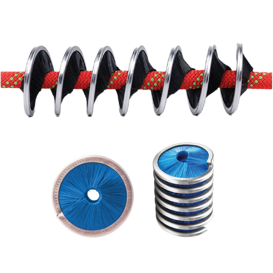 Cepillo Limpiador de Cuerdas de Escalada y Barranquismo – Acero Inoxidable | 8–13 mm