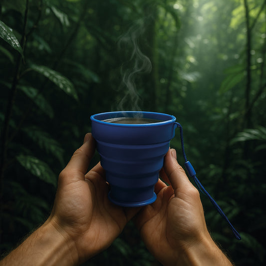 🌟 VASO PLEGABLE REVOLUCIONARIO - ¡Desafía los Límites de tu Aventura! 270 ml