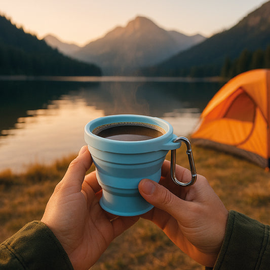 Vaso Plegable de Silicona - Tu Compañero de Aventuras Ecológico - 180 ml