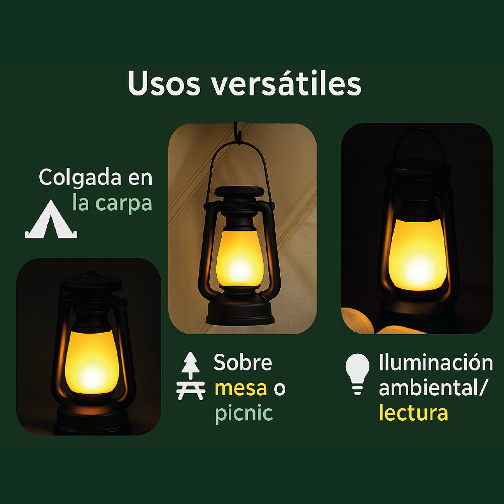 Lámpara Retro LED USB Portátil Mini USB