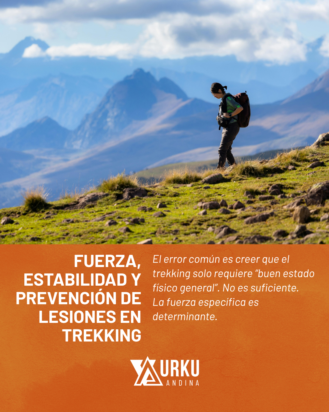 Fuerza, estabilidad y prevención de lesiones en trekking