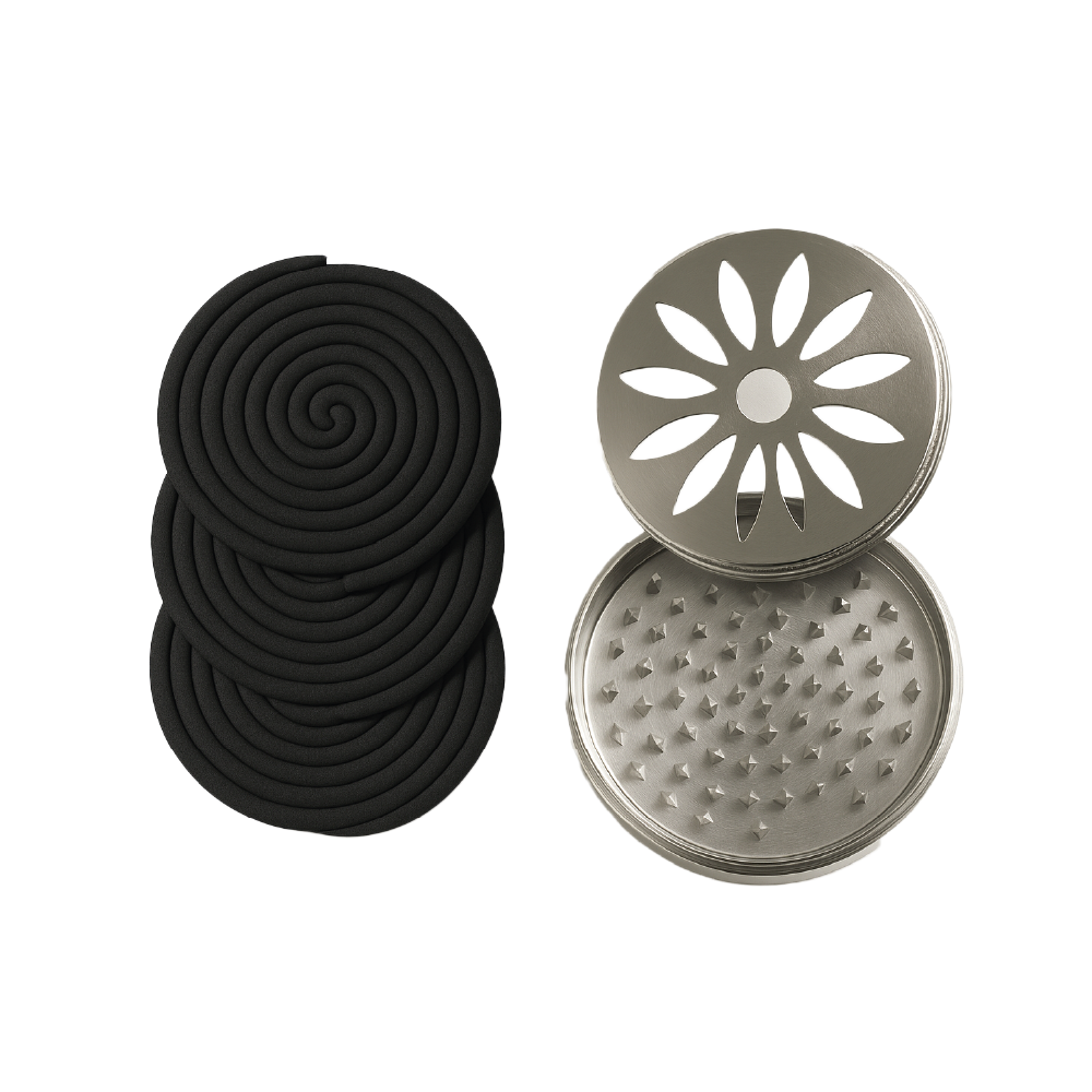 Espirales Citronela - Bamboo Mosquitos Zancudos 30 Uni + Soporte Metal