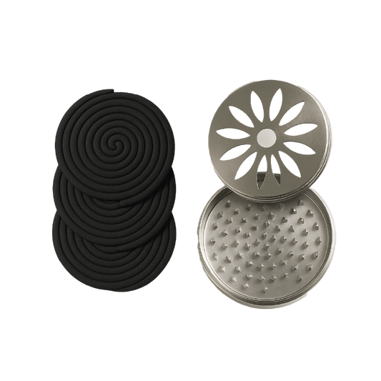 Espirales Citronela - Bamboo Mosquitos Zancudos 30 Uni + Soporte Metal