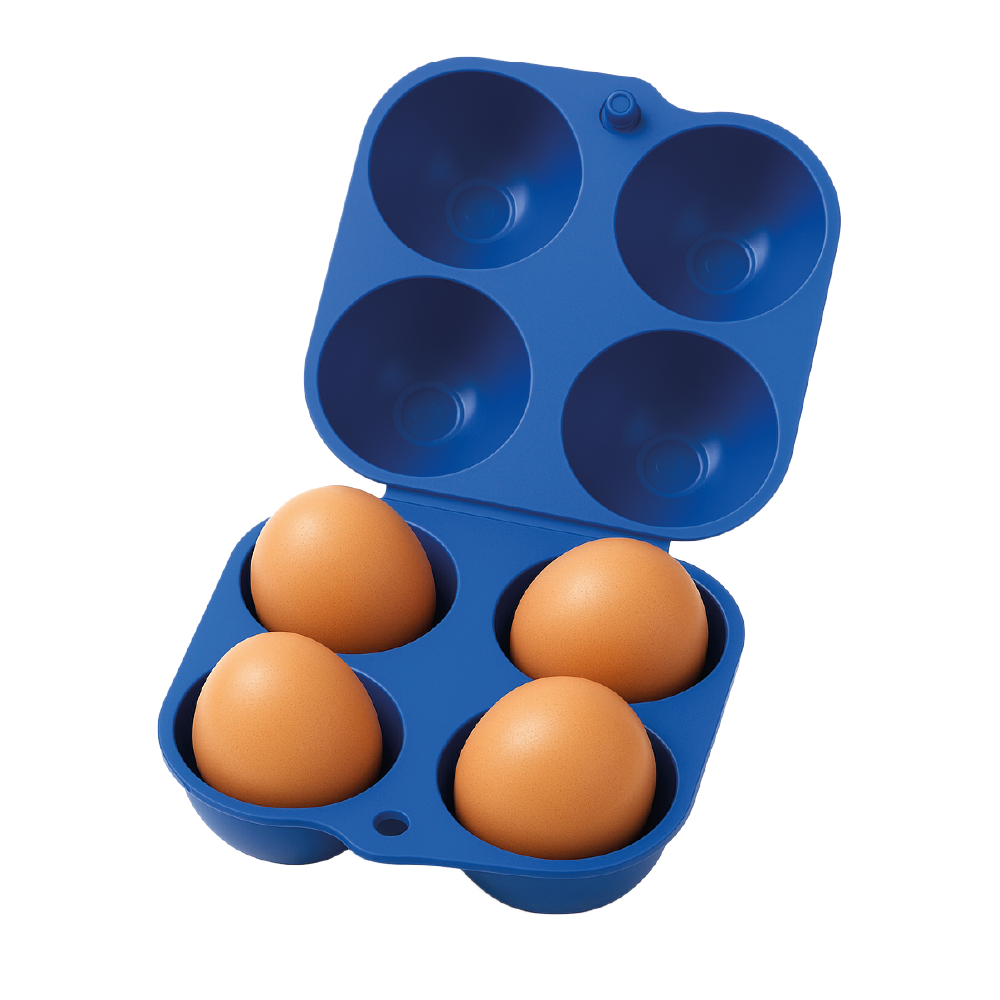 Porta Huevos De Viaje Outdoor 4 Espacios Camping/montaña/picnic