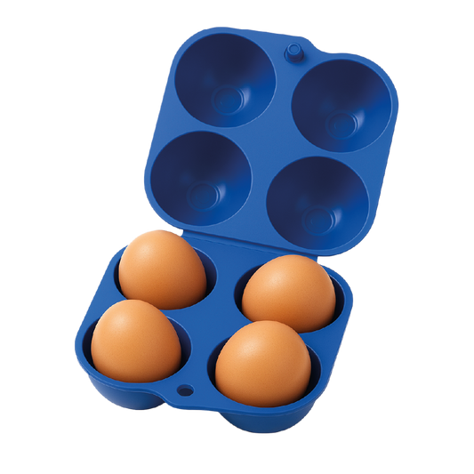 Porta Huevos De Viaje Outdoor 4 Espacios Camping/montaña/picnic