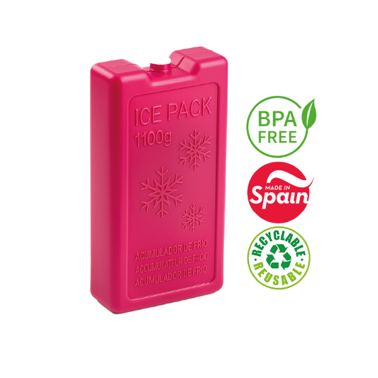 Acumulador De Frio Para Cooler 1100 Gr - PlasticForte - 11,5 x 22 x 5 -  N°09
