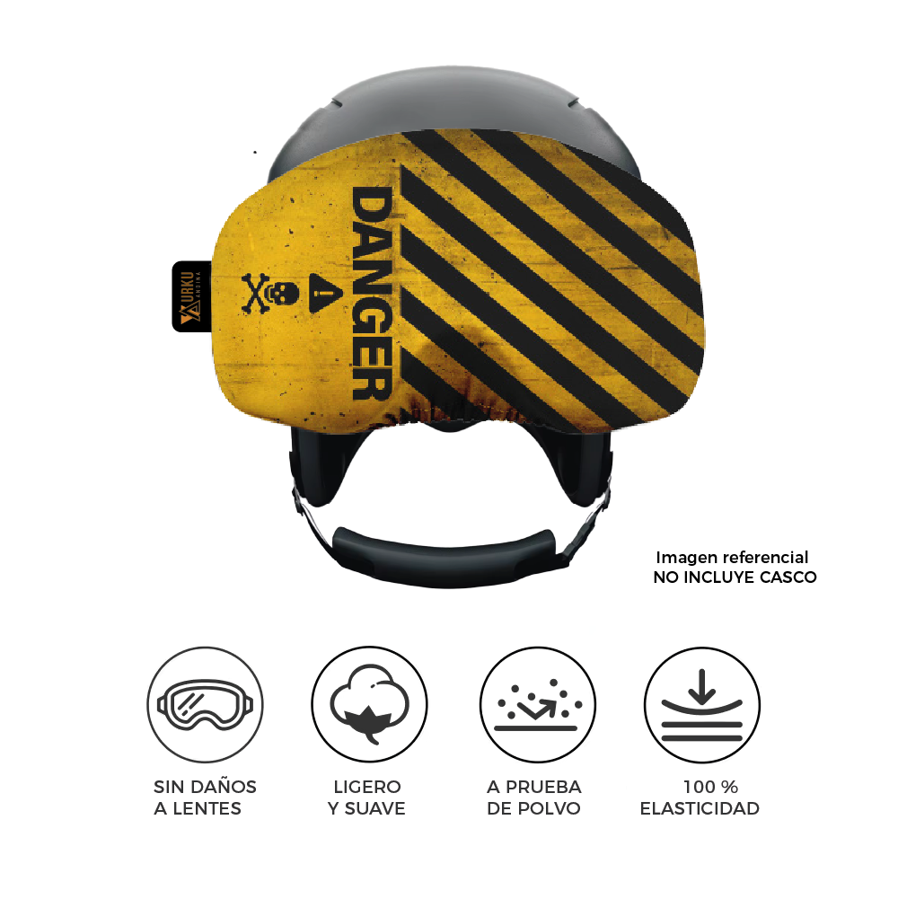 Kit Nieve: Casco Invictus + Antiparras KALLPA + Funda