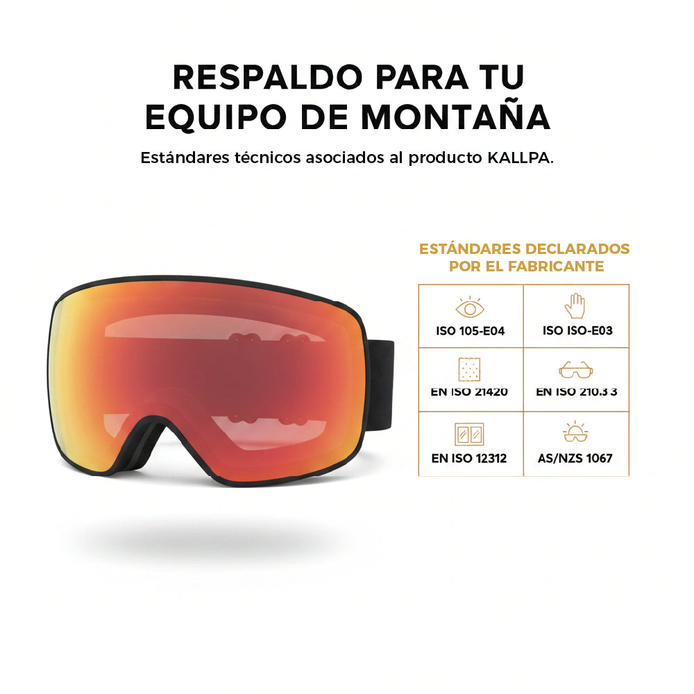 Kit Nieve: Casco Invictus + Antiparras KALLPA + Funda