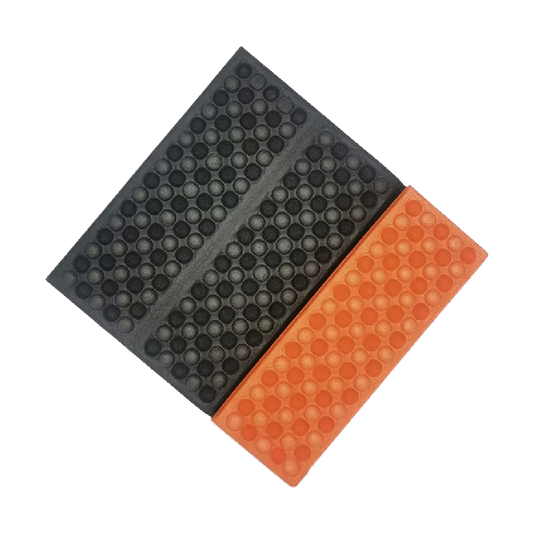 Asiento Plegable Espuma Impermeable Camping Montaña Naranja