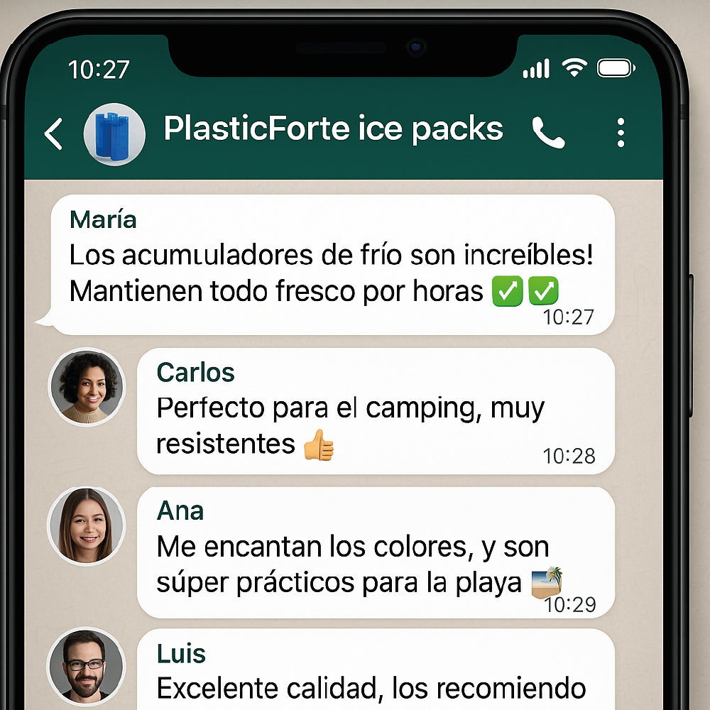 Acumulador De Frio Para Cooler 800 Gr - PlasticForte - 20 x 30 x 1,5 -  N°11