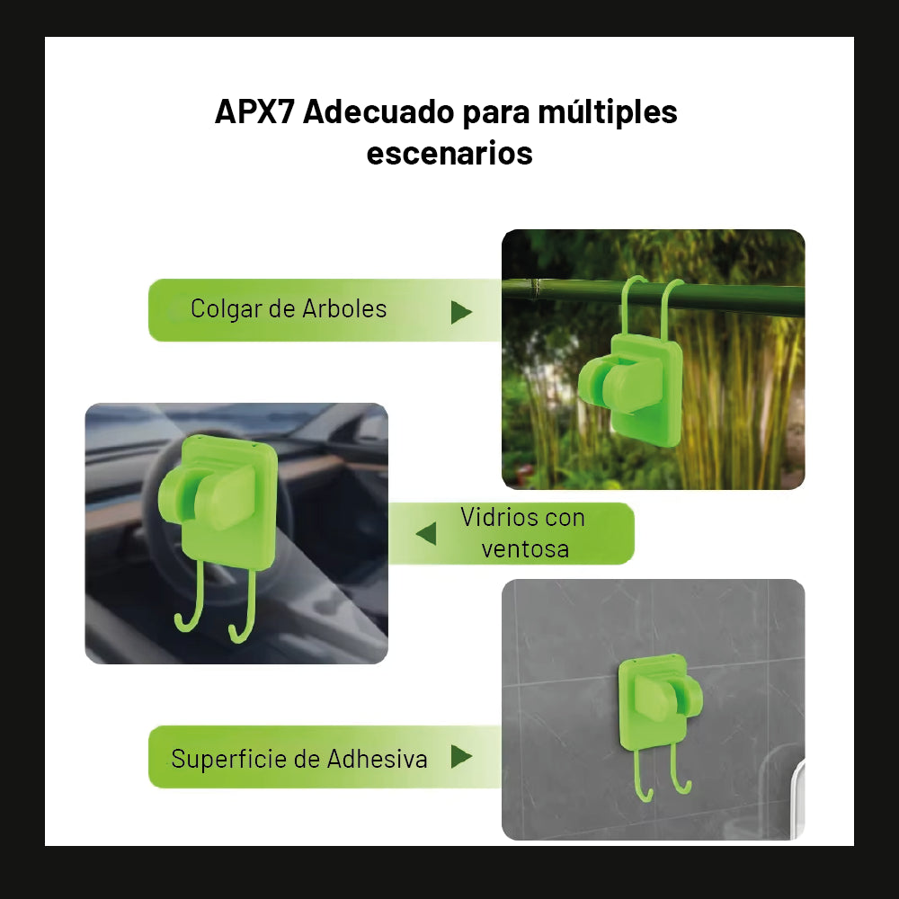 Ducha Portátil Offroad 6000 mAh IPX7 – Potencia y Resistencia Todo Terreno