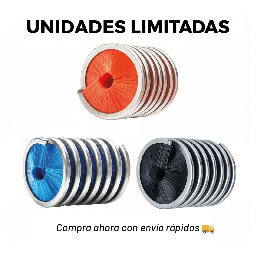 Cepillo Limpiador de Cuerdas de Escalada y Barranquismo – Acero Inoxidable | 8–13 mm