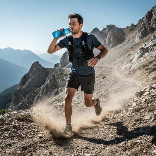Botella Soft Flask Plegable Deportiva 500 ml  Hidratación Runnig MTB Blanca