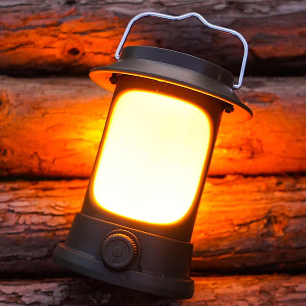 Lámpara Led Solar Recargable Usb Vintage Camping Portátil
