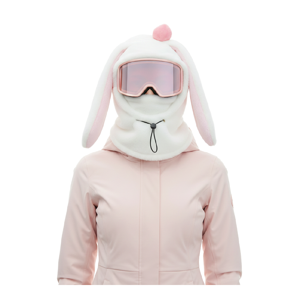 Pasamontañas Conejo Rosa Ski Snowboard – Térmico Adulto