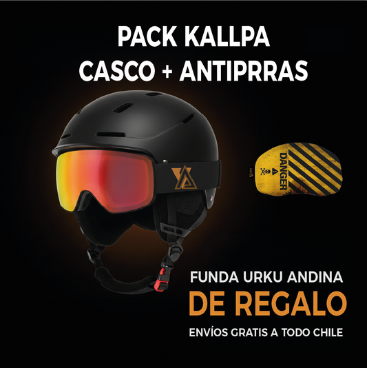 Kit Nieve: Casco Invictus + Antiparras KALLPA + Funda