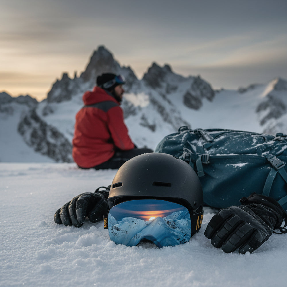 Funda Antiparras Microfibra | Ski, Snowboard Bicicleta  sunset