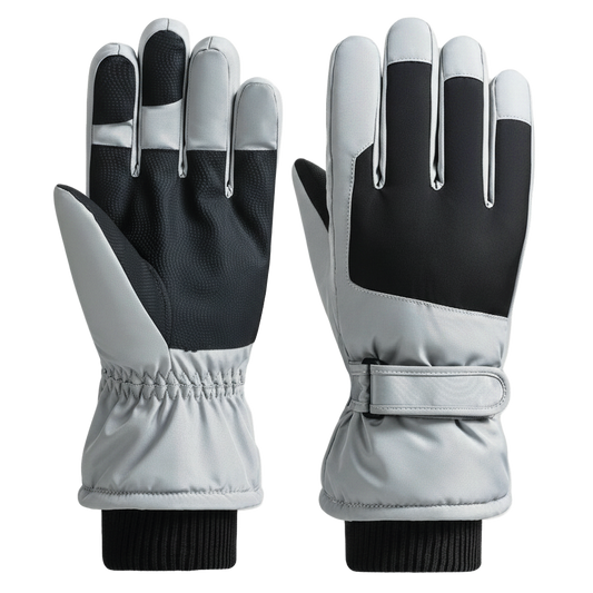 Guantes Térmicos Antiviento Táctiles Hombre  lead black Talla L