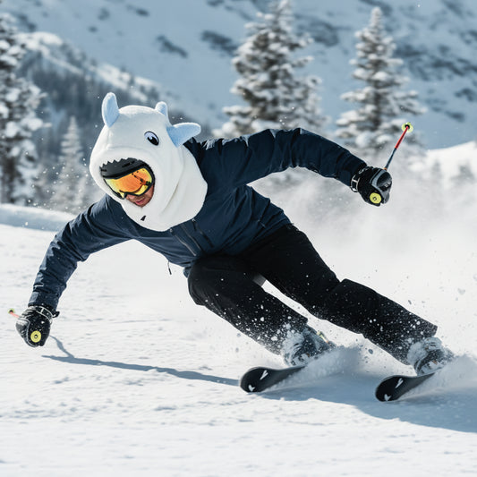 Pasamontañas Tiburón Blanco Ski Snowboard – Térmico Adulto
