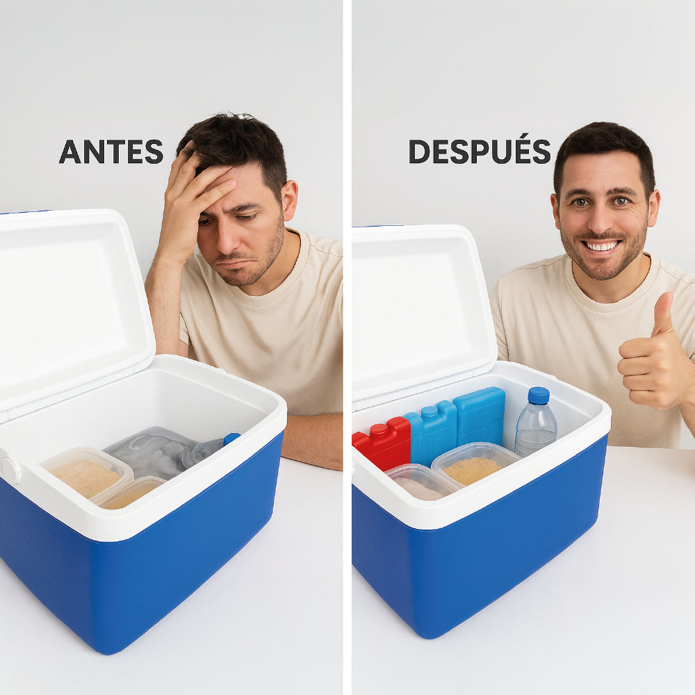 Acumulador De Frio Para Cooler 800 Gr - PlasticForte - 20 x 30 x 1,5 -  N°11