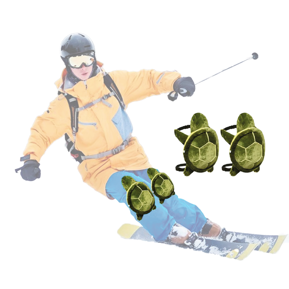 Rodilleras Tortugas Niños Ski Snowboard Protección Nieve 2un
