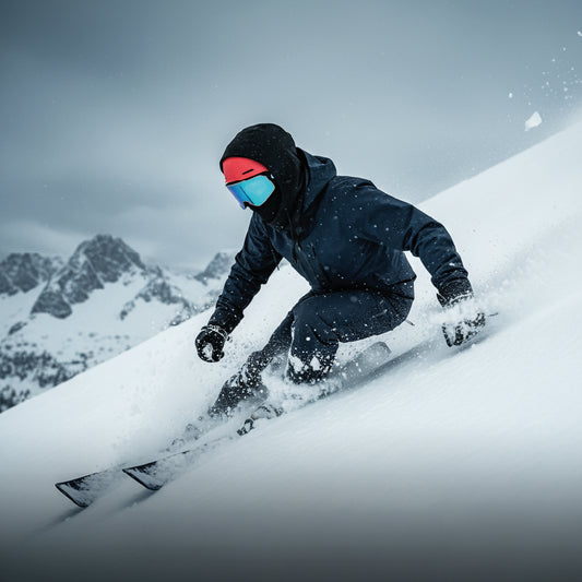 Pasamontañas Técnico 3 Capas Impermeable Ski Snowboard Alta montaña Negro