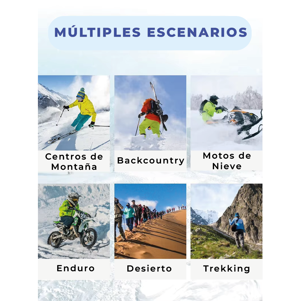 Estuche Rígido Xl Antiparras | Ski Snowboard | Viajes