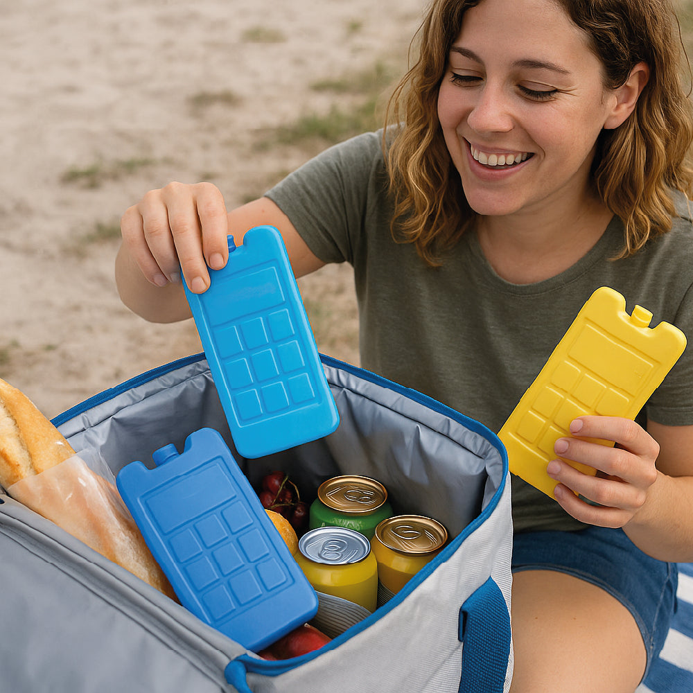 Acumulador De Frio Para Cooler 1100 Gr - PlasticForte - 11,5 x 22 x 5 -  N°09