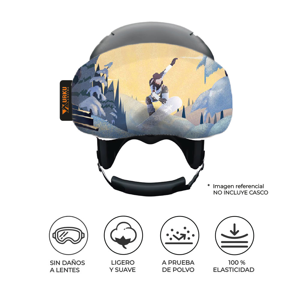 Funda Antiparras Ski/snow/bici Microfibra Snow Ride