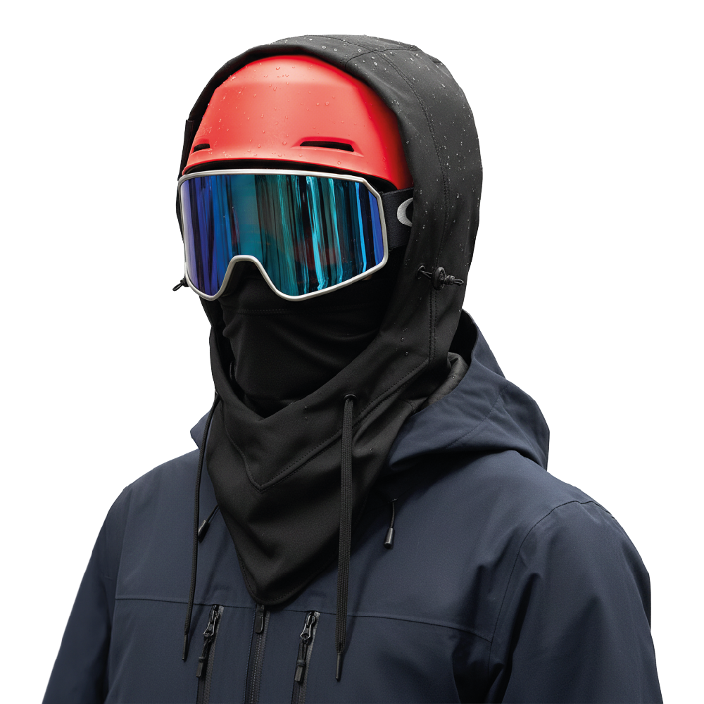 Pasamontañas Técnico 3 Capas Impermeable Ski Snowboard Alta montaña Negro