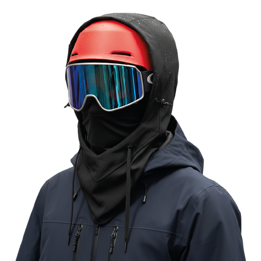 Pasamontañas Técnico 3 Capas Impermeable Ski Snowboard Alta montaña Negro