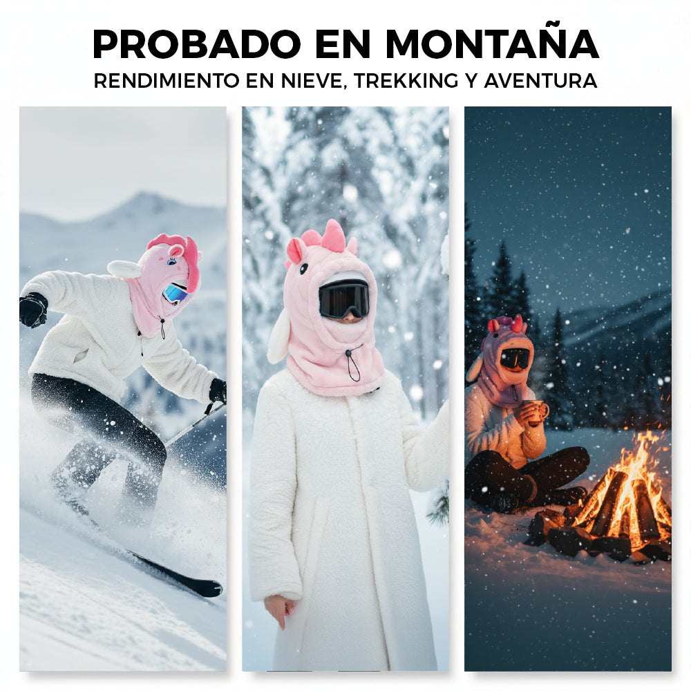 Pasamontañas Tiburón Blanco Ski Snowboard – Térmico Adulto