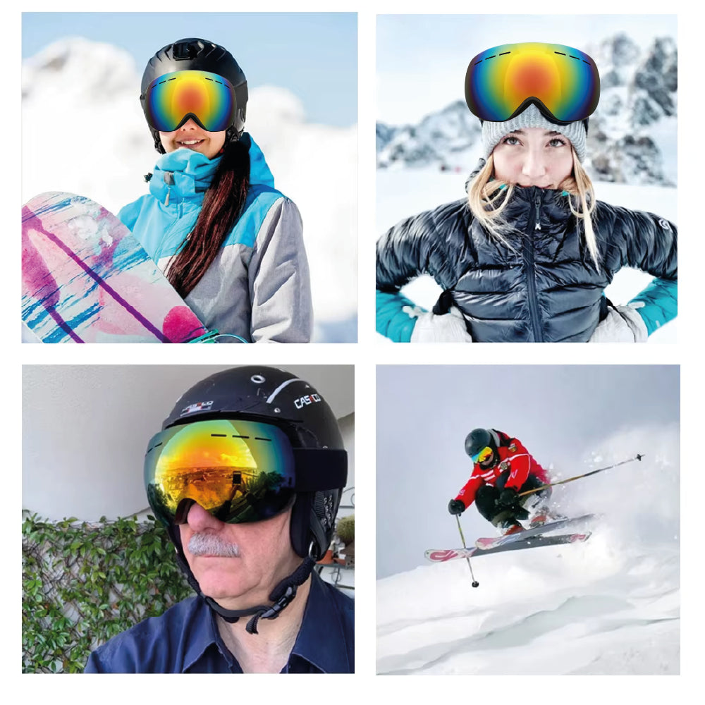 Antiparras Snowboard Ski Uv400 | Antifog | Vtl 18,5 % Rojo