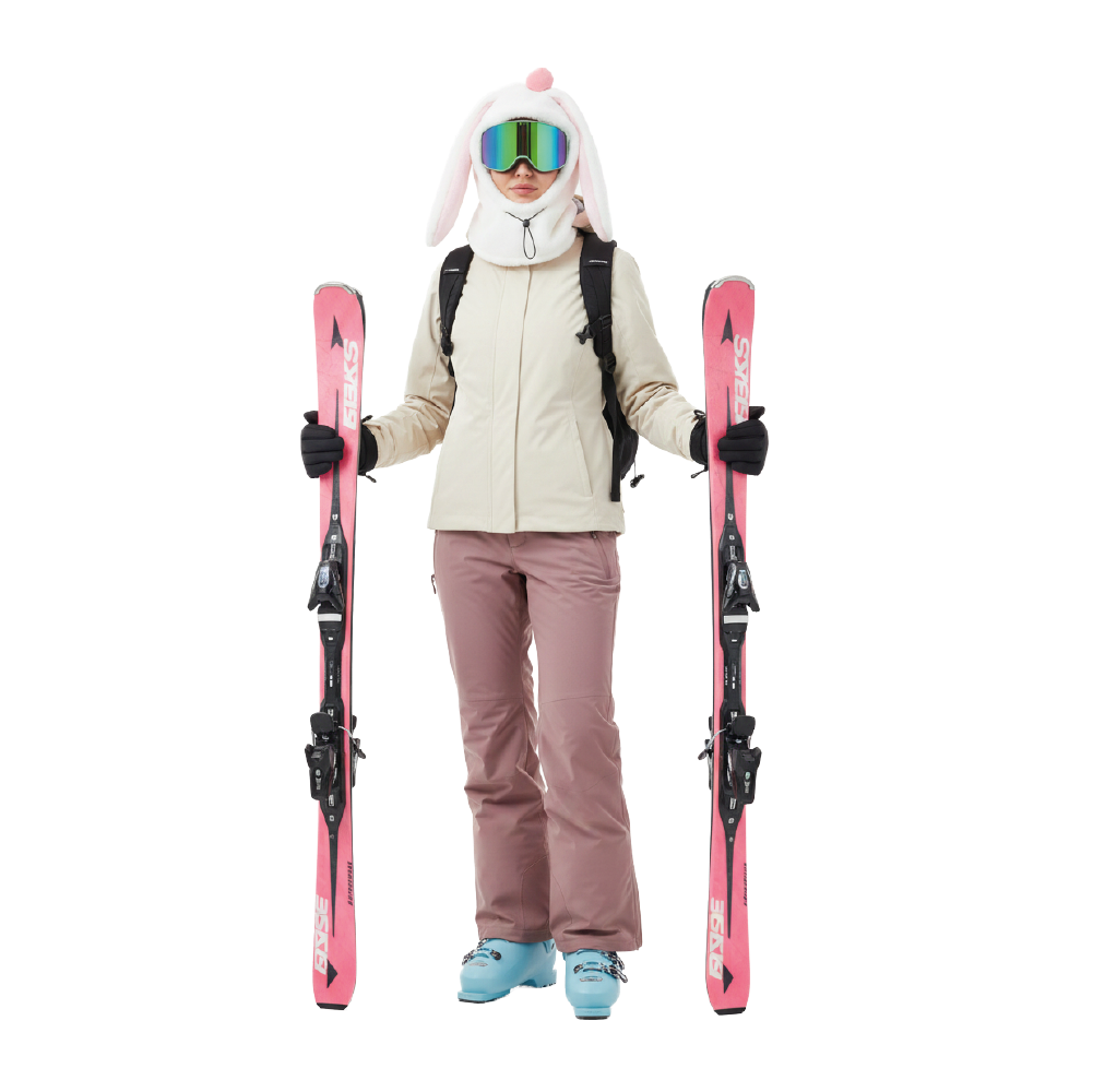 Pasamontañas Conejo Rosa Ski Snowboard – Térmico Adulto