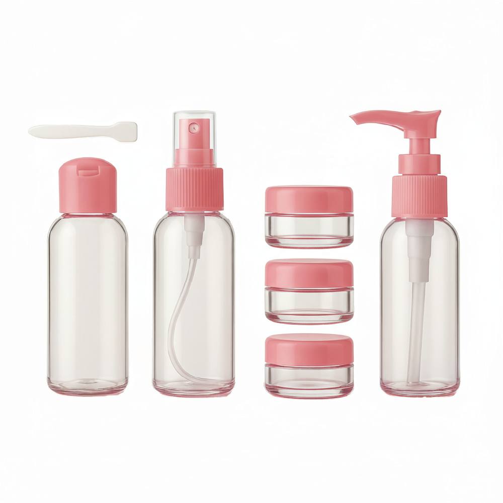 Pack de Botellas de Viaje 6 Piezas – Livianas, Prácticas y Listas para Aventuras