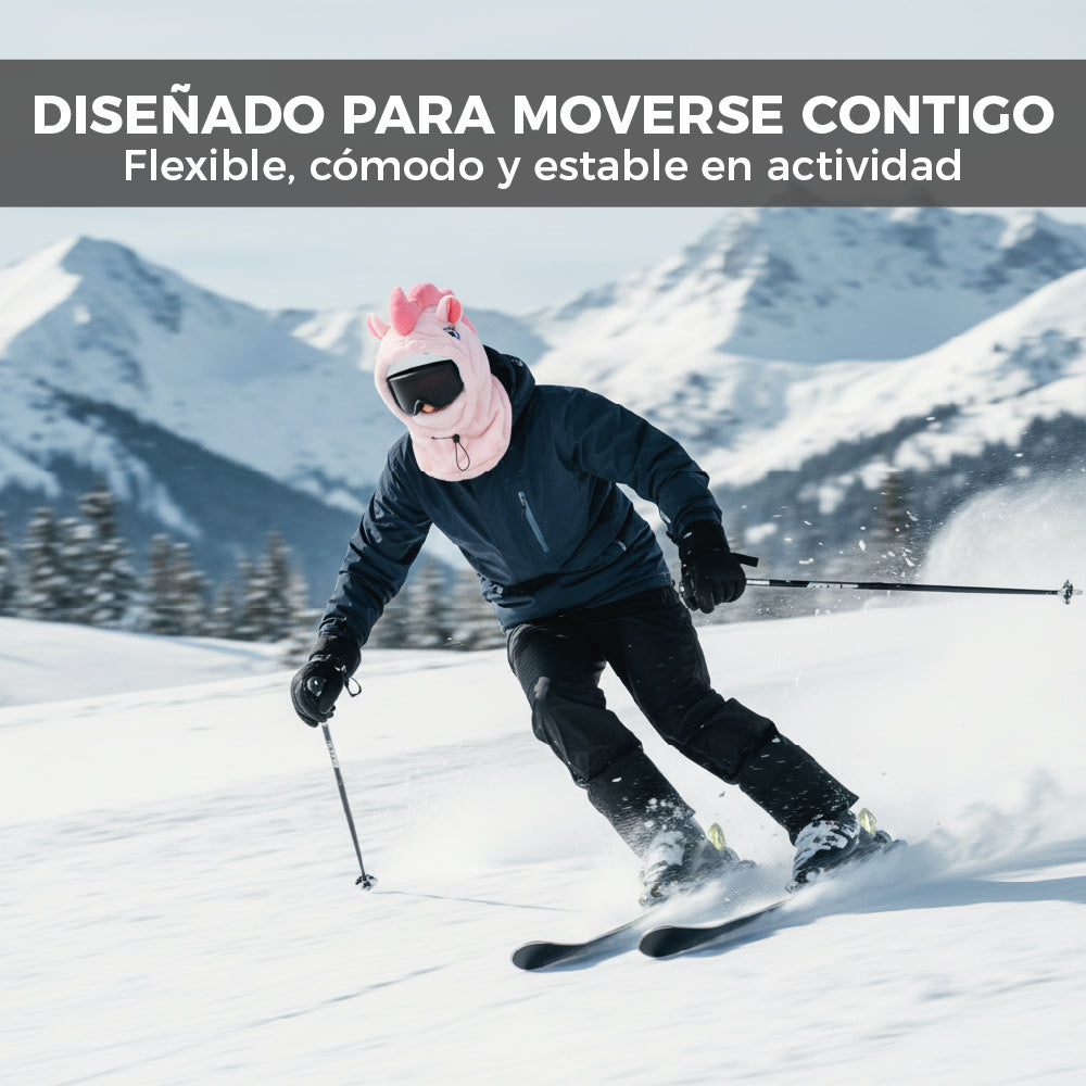 Pasamontañas Tiburón Beige Ski Snowboard – Térmico Adulto