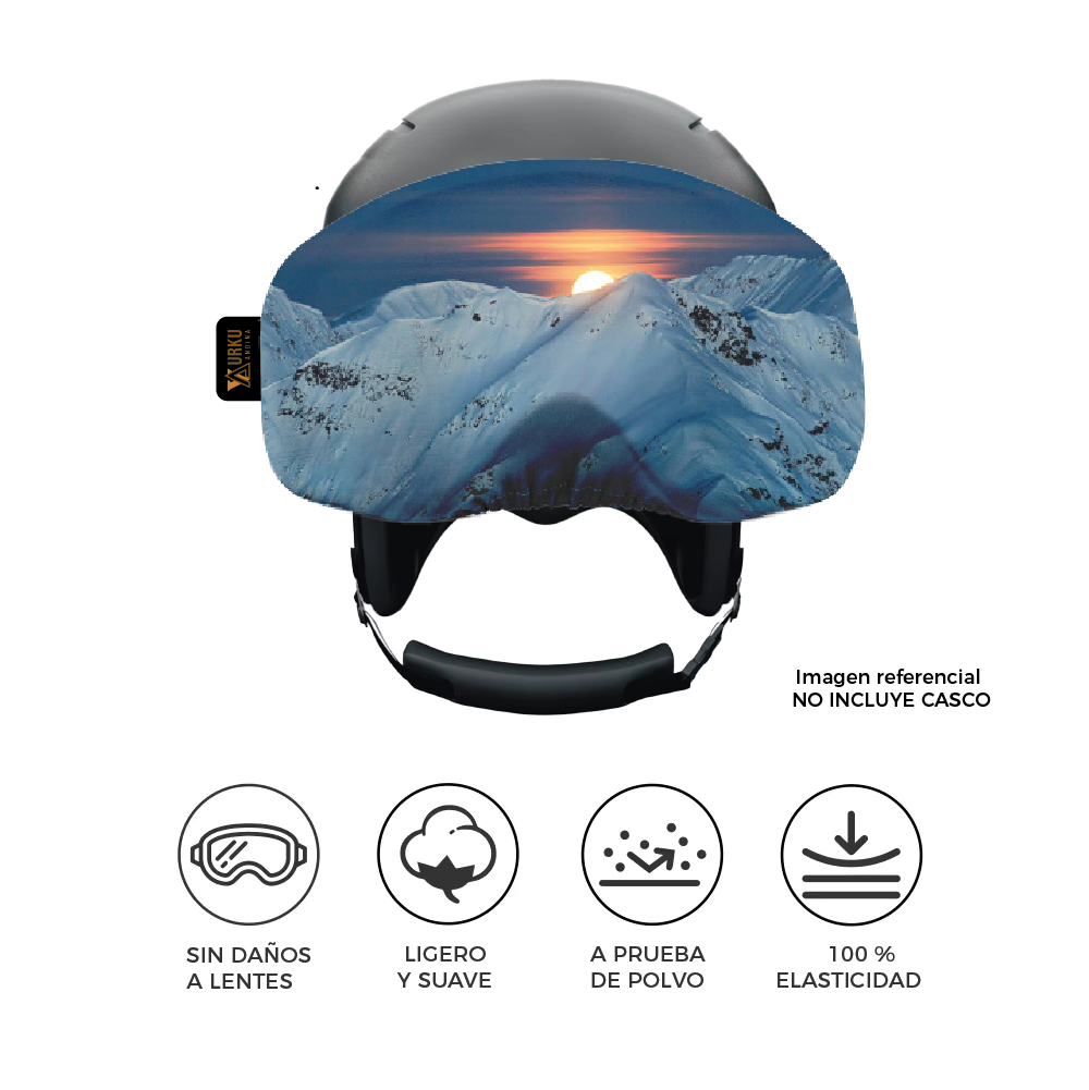 Funda Antiparras Microfibra | Ski, Snowboard Bicicleta  sunset