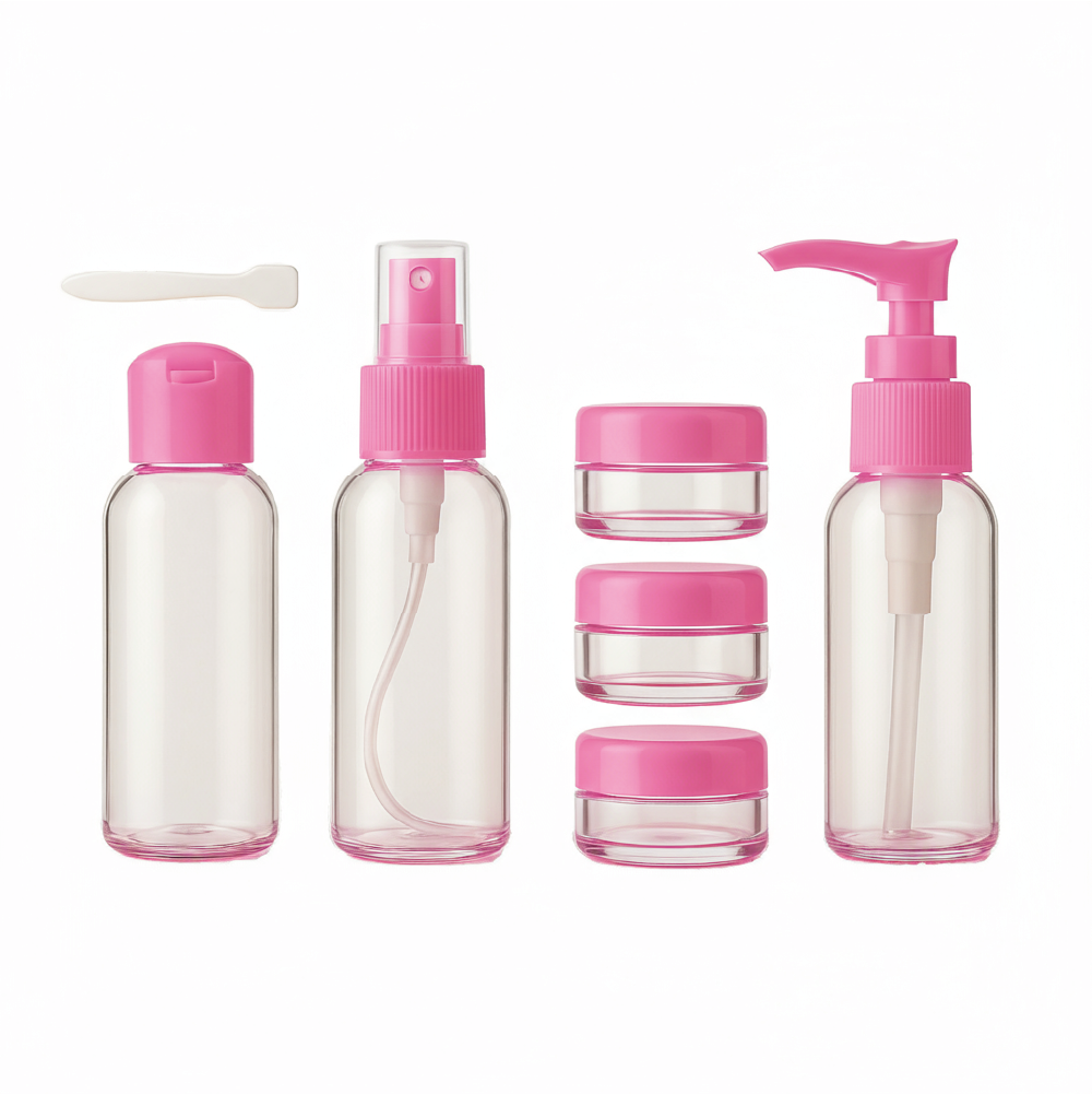 Pack de Botellas de Viaje 6 Piezas – Livianas, Prácticas y Listas para Aventuras