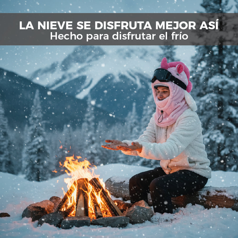 Pasamontañas Tiburón Blanco Ski Snowboard – Térmico Adulto