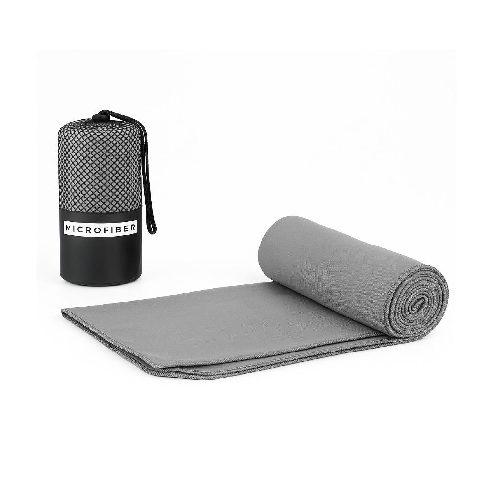 Toalla Deportiva Microfibra 48x80cm - Secado Rápido Ultra Compacta - Viajes, Gym y Deportes - 80 g