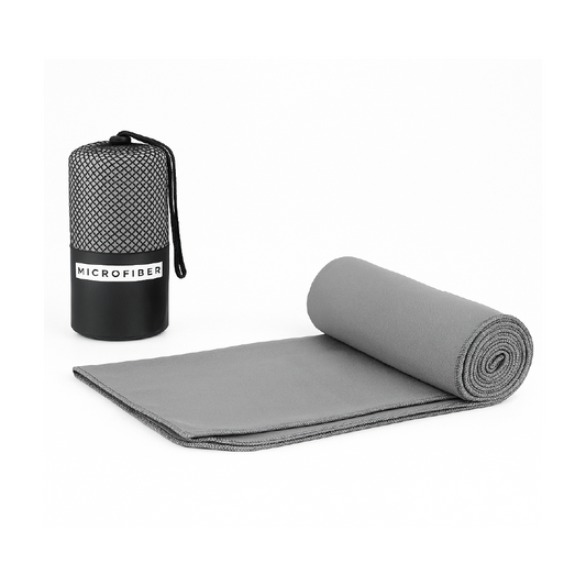 Toalla Deportiva Microfibra 48x80cm - Secado Rápido Ultra Compacta - Viajes, Gym y Deportes - 80 g