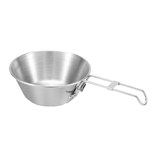 Plato Plegable De Acero Inox. Liviano Camping Montaña Viajes