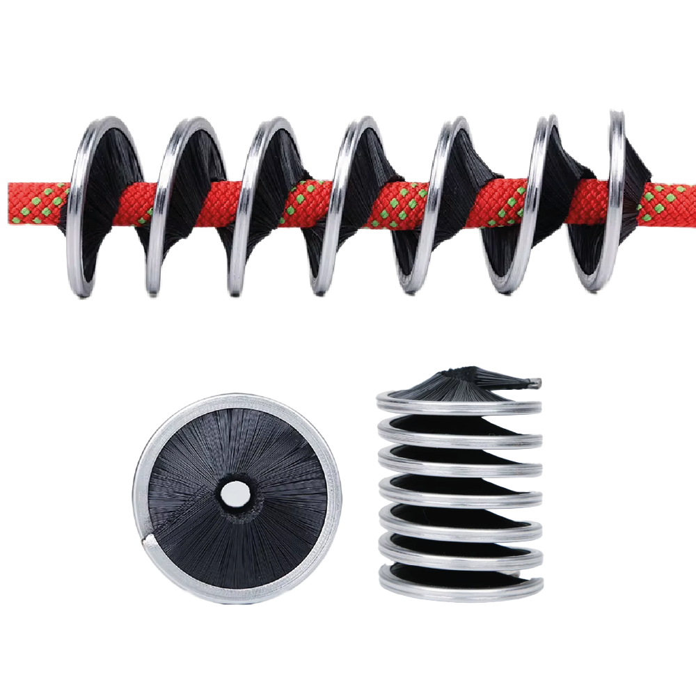 Cepillo Limpiador de Cuerdas de Escalada y Barranquismo – Acero Inoxidable | 8–13 mm