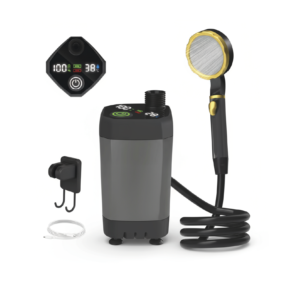 Ducha Portátil Offroad 6000 mAh IPX7 – Potencia y Resistencia Todo Terreno