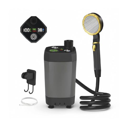 Ducha Portátil Offroad 6000 mAh IPX7 – Potencia y Resistencia Todo Terreno